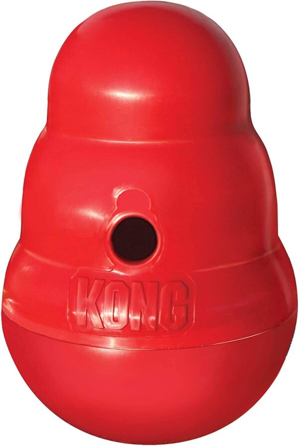 KONG - Wobbler - Interactive Treat Dispensing Dog Toy, Dishwasher Safe - For Large Dogs