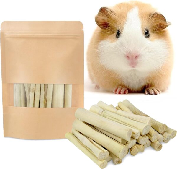 Barley Ears 300g Sweet Bamboo Sticks Rabbit Gerbil Hamster Chew Toys Pet Guinea Rat Gerbil Small Animals Chew Toys for Teeth Rabbit Boredom Breakers