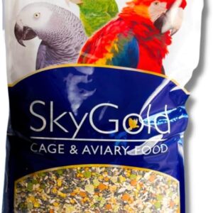 SkyGold Oasis Parrot Seed 12.5kg - Parrot Seed Mix for African Greys, Parakeets, Cockatiels, Balanced & Healthy Cage & Aviary Bird Food with Sunflower Seeds