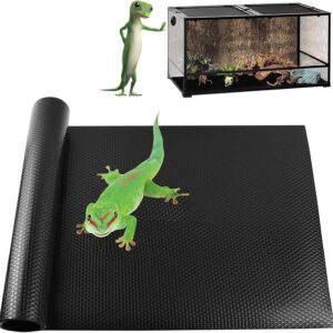 XIEHUZA Bearded Dragon Tank Accessories, Non-Adhesive Reptile Carpet Bedding Substrate for Terrarium, Reptile Mat Terrarium Liner Tank Flooring for Leopard Gecko, Snake, Lizard and Tortoise, 18x80 IN