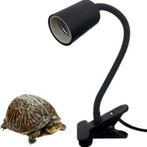 Bexdug Heating Lamp for Reptiles | Turtle Light | UVA UVB Basking Spot Heat Lamp with Clip and 360° Rotatable Hose, UVA UVB Heat for Reptile Heating