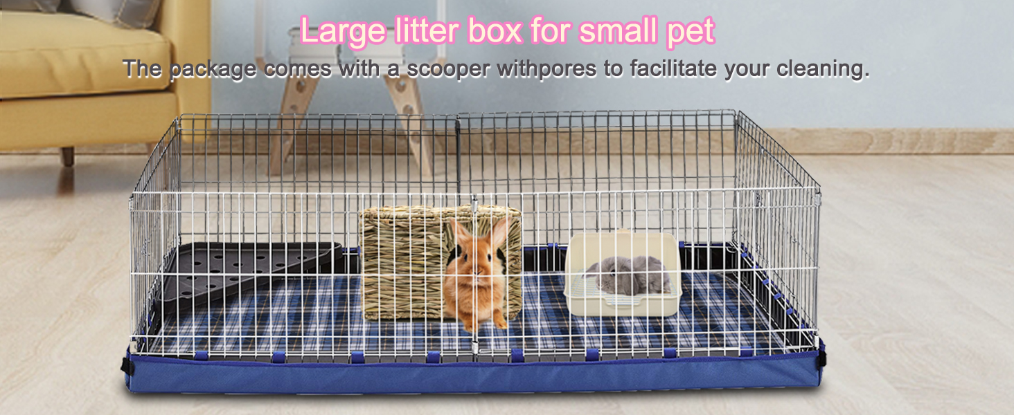 Rabbit Litter Box Toilet - Potty Trainer Corner Litter