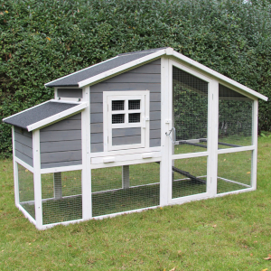 CHICKEN COOP Daisy Hen House Poultry Cage Run Ideal 2 to 3 Hens, Wood Outdoor Durable Little Croft