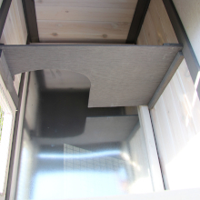 Bramble XL Rabbit Hutch, Guinea Pig Home easy clean with removable floor. Flat packed easy assemble 