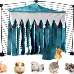 2PCS/PACK Guinea Pig Hammockst,Corner Fleece Forest Hideout for Guinea Pigs, Ferrets, Chinchillas, Dwarf Rabbits and Other Small Pets,Guinea Pig Accessories,Suitable for Midwest/C&C Or Other Cage