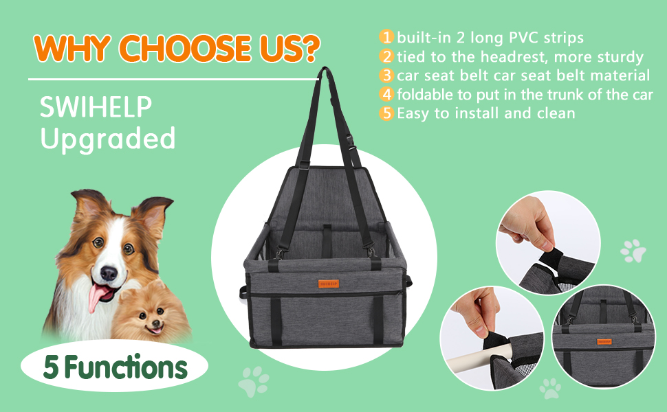 x Pets booster seat （Dog Car Seat ）