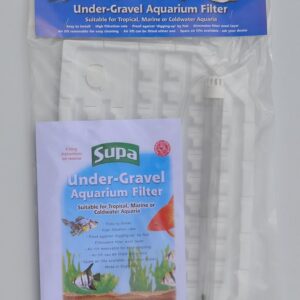 Supa 17 inch by 11 inch Bow Front Under-Gravel Aquarium Filter, Suitable For Tropical, Marine Or Cold Water Aquariums.