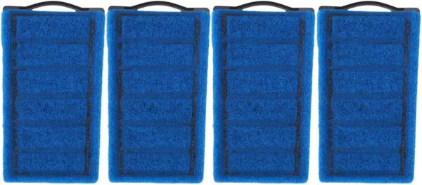 4pcs Aquarium Biochemical Cotton Filter Blue Filter Cartridges Aquarium Tortoise Tank Carbon Filter Element Replacement for Aquarium Tortoise Tank Pond Canister Filters