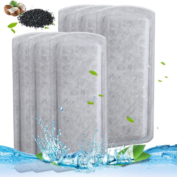 BLBAISH 6/12 Pack Fish Tank Filter Cartridges for Marina Slim Filters S10/S15/S20 - Quadruple Filtration - Replacement Filter Cartridges for Marina Slim Filters
