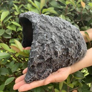 Extra Large Reptile Hide Resin Snake Hides for Ball Pythons Reptile Hides and Caves Simulation Rock Reptile Hideout for Habitat Lizard Leopard Gecko Bearded Dragon Turtle Hideout Terrarium