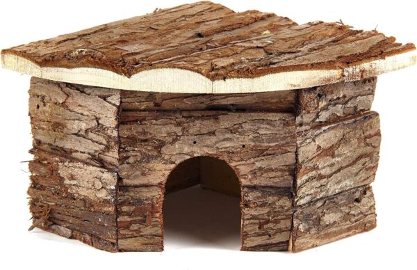 Pet Ting Natural Living Corner House For Small Animals Real Wood Mouse Hamster Gerbil Rat