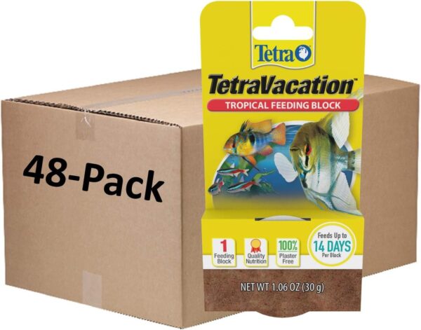 Tetra 77150 Tropical 48 Count Vacation Gel Feeder Block, One Size