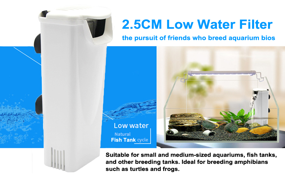 Fish Tank Filter for Small Tank Water Fall